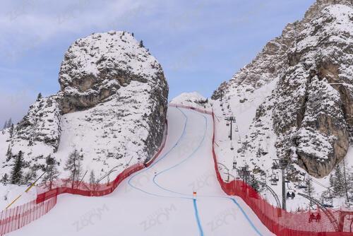 Women's downhill training Cortina 2023